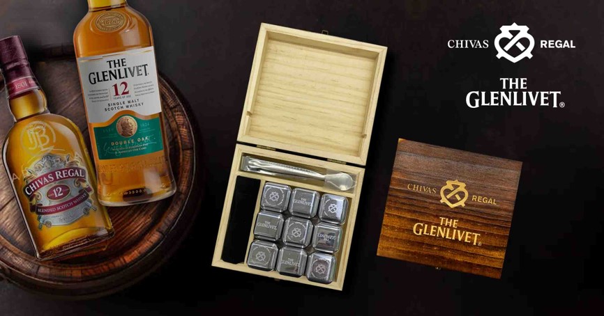 Chivas x The Glenlivet Whisky Stones Set