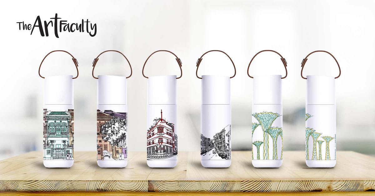 The Art Faculty Eco-Friendly Thermo Bottles — Promotional Merchandise